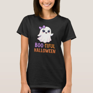 Camiseta Hermoso fantasma de Halloween
