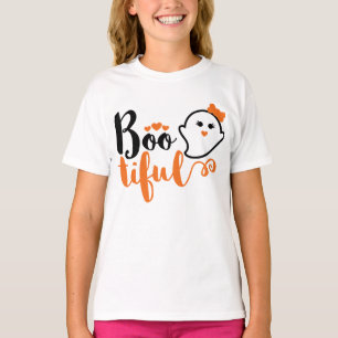Camiseta Hermoso fantasma diciendo Halloween