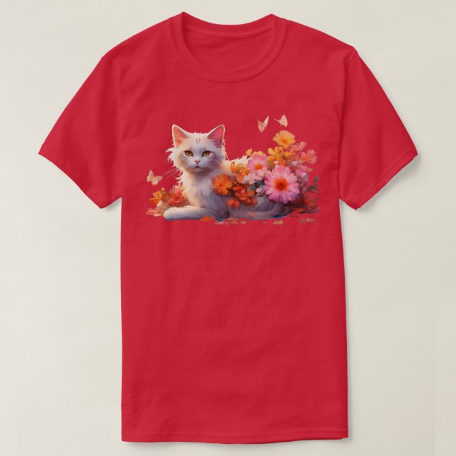 Camiseta Hermoso gatito (Diseño del anverso)