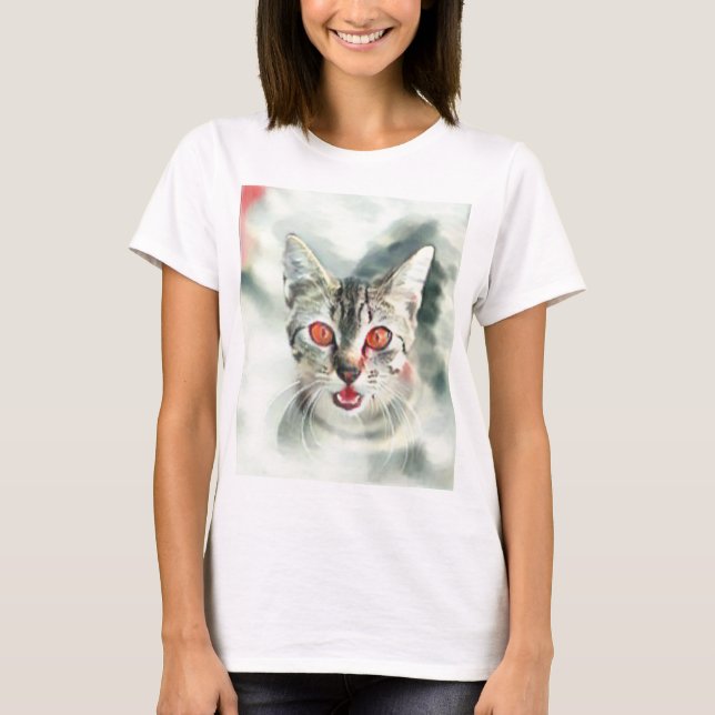 Camiseta Hermoso Gato (Anverso)