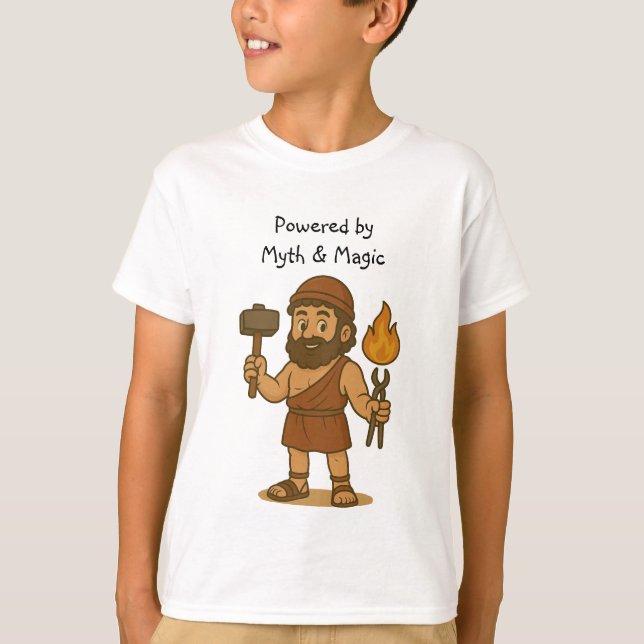 Camiseta Hermoso Hermes personalizado con poder de mito y m (Anverso)