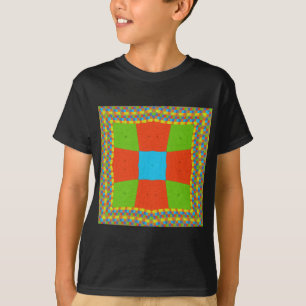 Camiseta Hermoso increíble Vector étnico colorido europeo