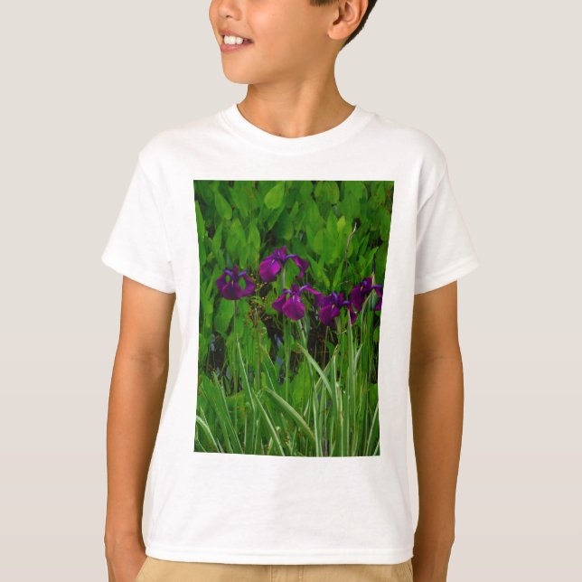 Camiseta Hermoso Iris Morado (Anverso)