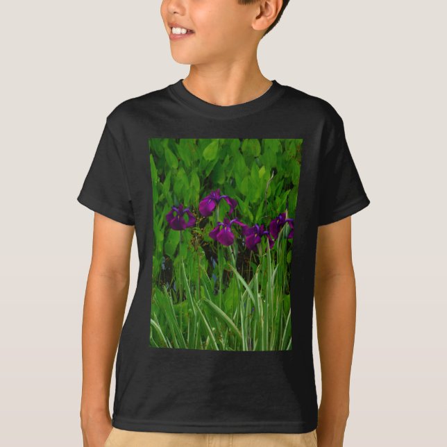 Camiseta Hermoso Iris Morado (Anverso)