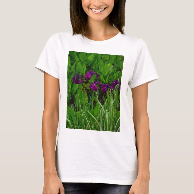 Camiseta Hermoso Iris Morado (Anverso)