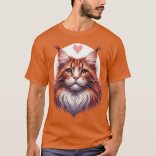 Camiseta Hermoso Maine Coon