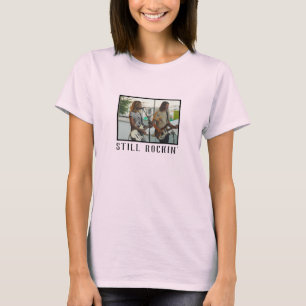 Camiseta Hermoso marco de foto de paisaje personalizado