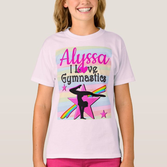 CAMISETA HERMOSO ME ENCANTA EL DISEÑO DE GIMNASTICAS (Anverso)