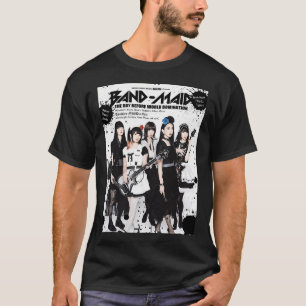 Camiseta Hermoso modelo de chica de banda de sirvienta cart