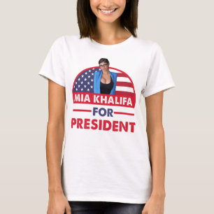 Camiseta Hermoso Modelo Mia Khalifa Increíble Para Los Faná