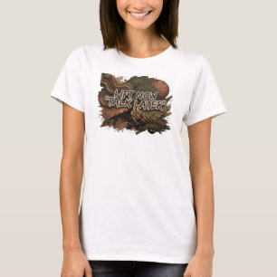 Camiseta Hermoso Motivo Artístico LIFT NOW TALK LATER de Co