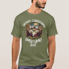 Camiseta Hermoso nombre de la familia de la Navidad de Feli