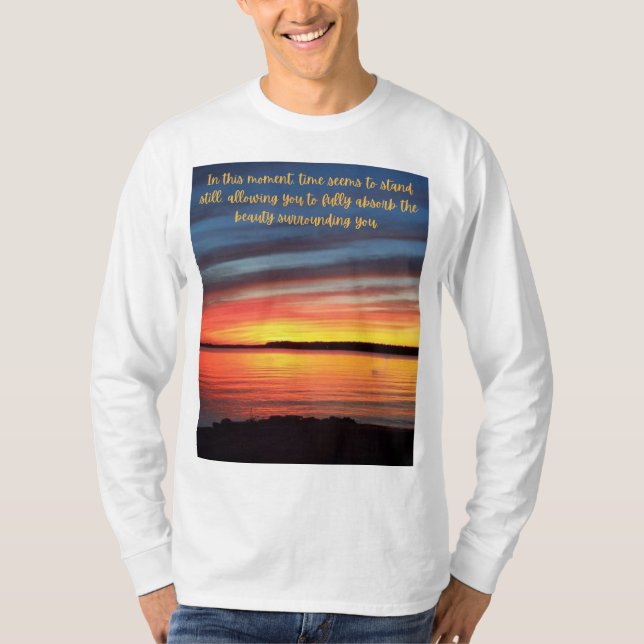 Camiseta Hermoso océano (Anverso)