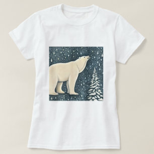 Camiseta Hermoso oso polar ártico