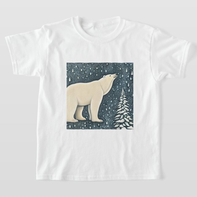 Camiseta Hermoso oso polar ártico (Distribución)