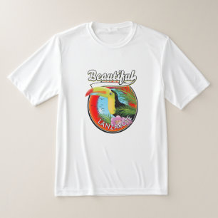 Camiseta Hermoso parche de viajes de Lanzarote.