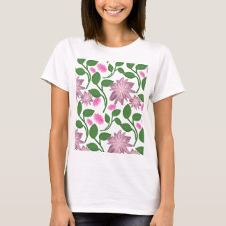 Camiseta Hermoso patrón floral colorido