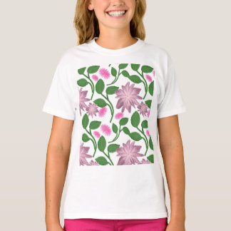 Camiseta Hermoso patrón floral colorido
