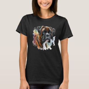 Camiseta Hermoso perro fantasma en acuarela