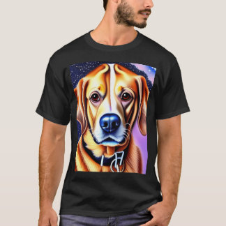 Camiseta Hermoso personaje de dibujos animados Retriever do