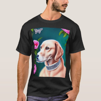 Camiseta Hermoso personaje de dibujos animados Retriever do
