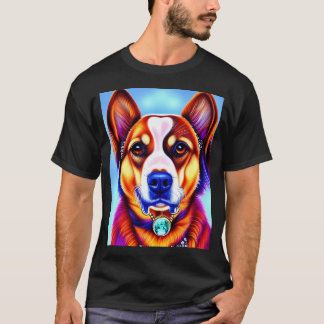Camiseta Hermoso personaje de dibujos animados Retriever do