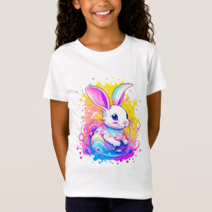 Camiseta Hermoso personalizado lindo sobre fondo colorido