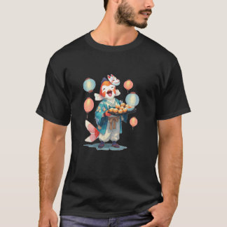 Camiseta Hermoso pez Koi con estilo de festival de verano j