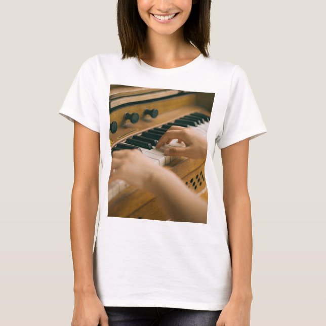 Camiseta Hermoso piano (Anverso)
