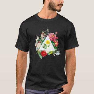 Camiseta Hermoso Poder de Flor Floral Botánica Vintage