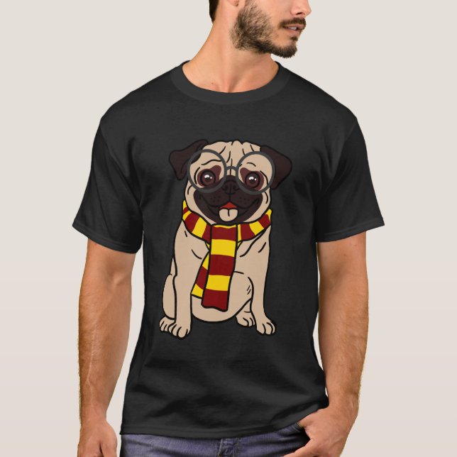 Camiseta Hermoso Pug Pequeño (Anverso)