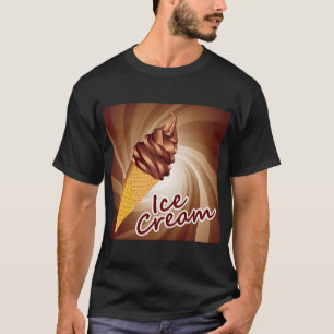 Camiseta Hermoso resumen de helado de crema de hielo camise