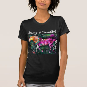Camiseta Hermoso Resumen de pintura caprichosa de caballos