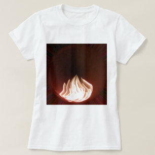 Camiseta Hermoso resumen del arte de la llama