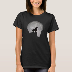 Camiseta Hermoso retro Dachshund Perro Silhouette Love Dach