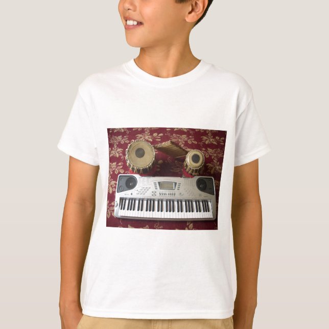 Camiseta Hermoso rincón creativo: Tapiz musical (Anverso)