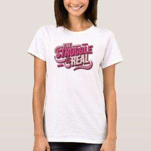 Camiseta Hermoso Rojo ESTA LUCHA ES REAL Declaración de Est