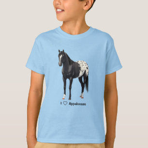 Camiseta Hermoso Stallion de Caballo de Barrio Appaloosa Ne
