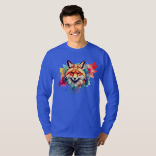 Camiseta Hermoso Uplifing Watercolor Fox