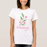 Hermoso versículo de la Biblia floral