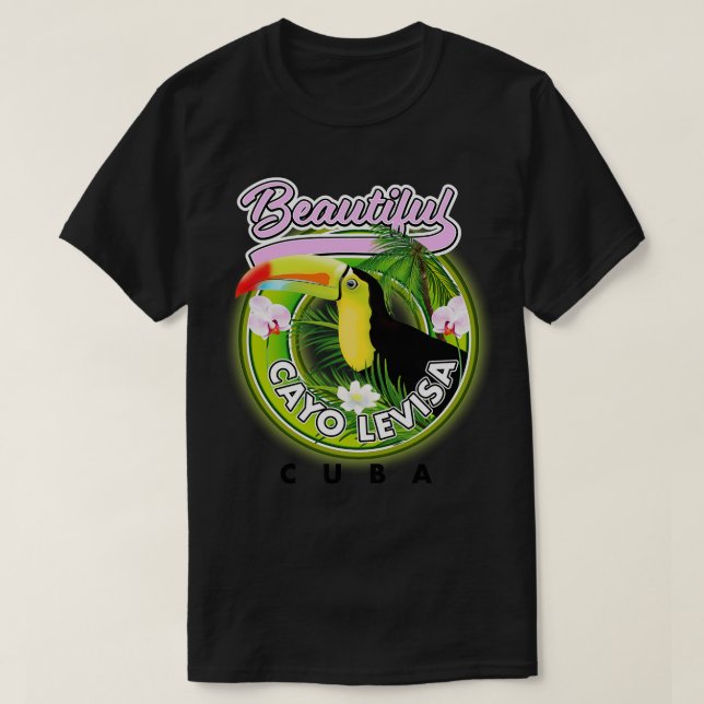 Camiseta Hermoso viaje Cayo Levisa Cuba (Diseño del anverso)