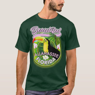 Camiseta Hermoso viaje florido de Tallahassee
