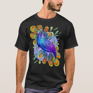Camiseta Hermoso y colorido gráfico de animales de corral