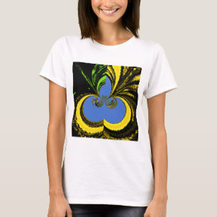 Camiseta Hermoso y encantador arte amarillo y azul sudafric