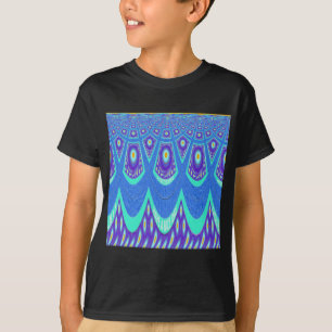 Camiseta Hermoso y encantador arte de vectores de batik azu