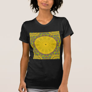 Camiseta Hermoso y encantador arte tribal africano de oro a
