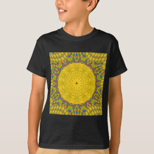 Camiseta Hermoso y encantador arte tribal africano de oro a