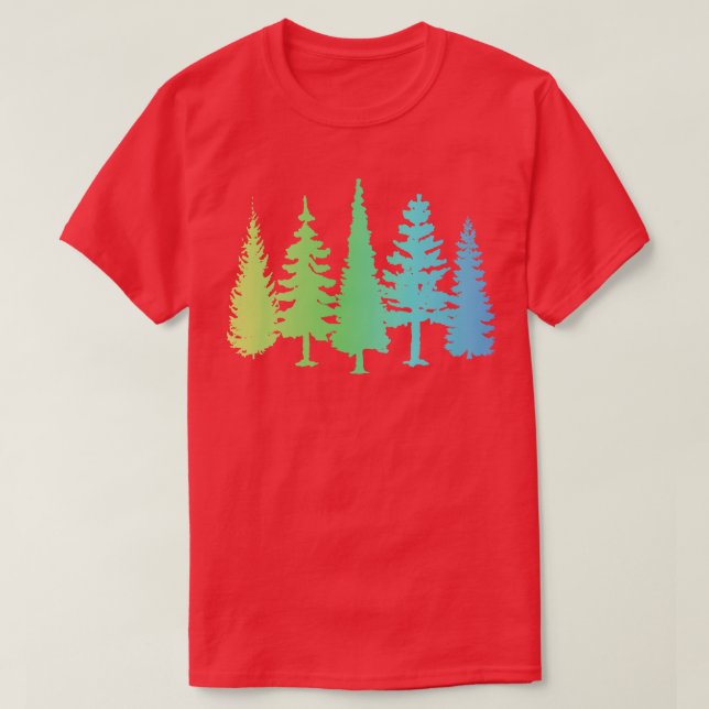 Camiseta Hermosos árboles (Diseño del anverso)