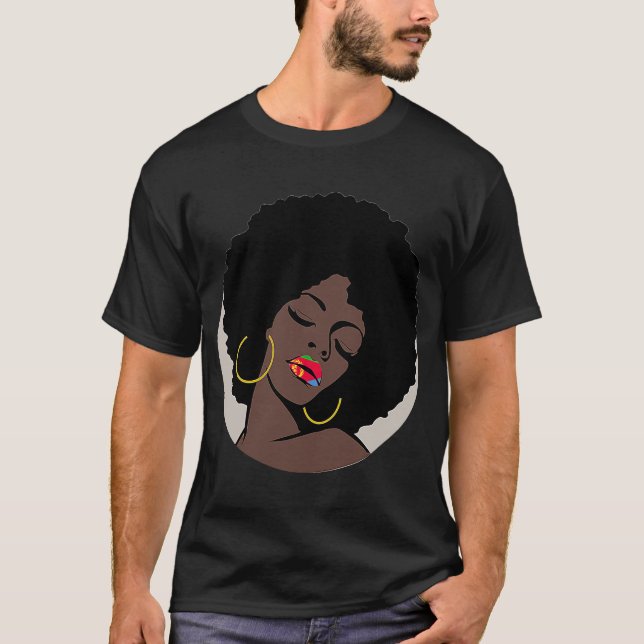Camiseta Hermosos Chicas eritreos negros Eritrea Mom (Anverso)