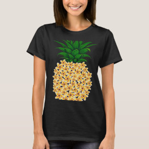 Camiseta Hermosos hombres y mujeres de piña floral Hawái